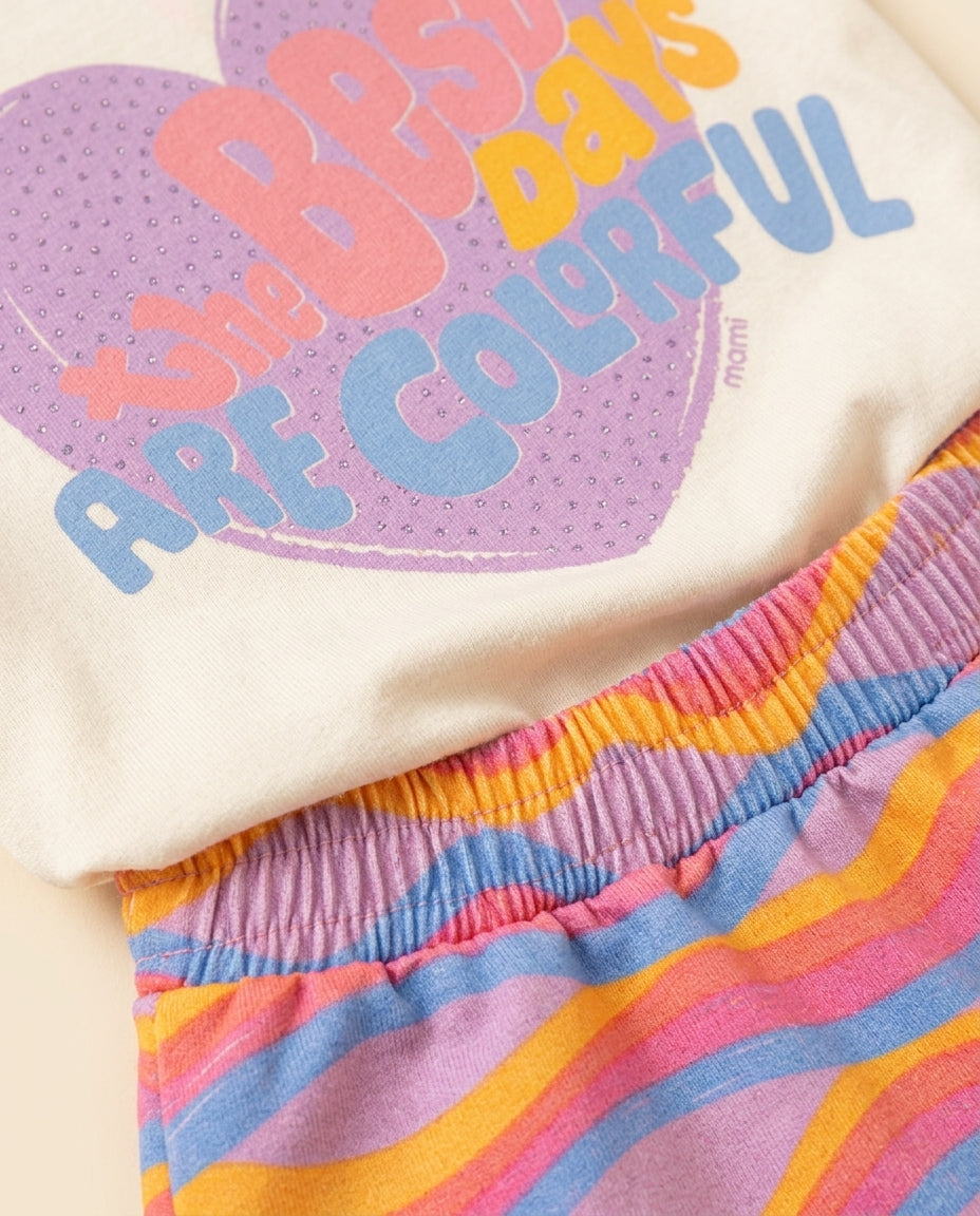 Conjunto colorful days