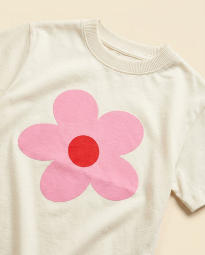 Conjunto flor rosa