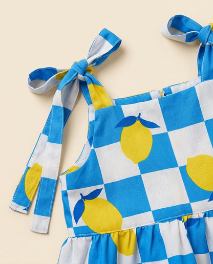 Conjunto limão azul