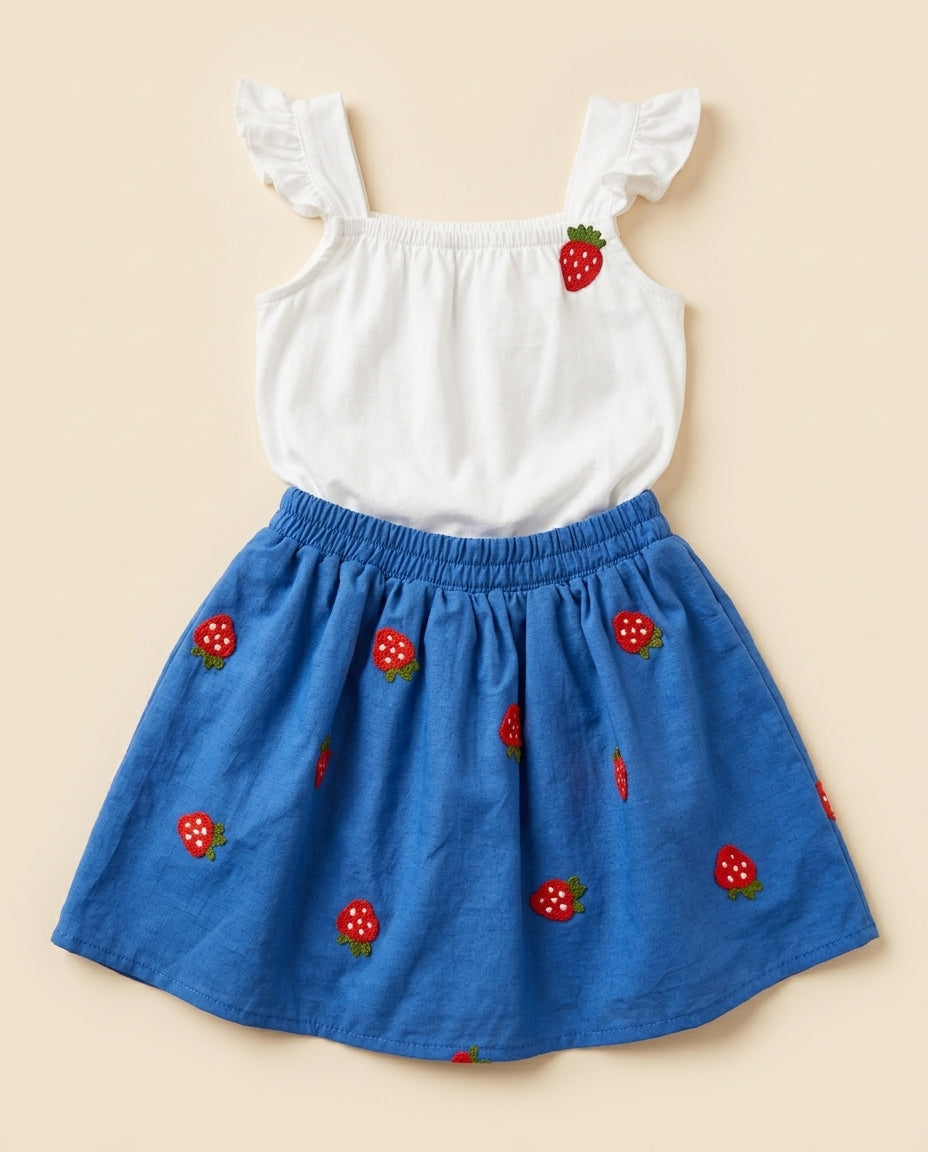 Conjunto moranguinho azul