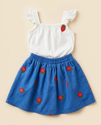 Conjunto moranguinho azul