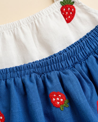 Conjunto moranguinho azul