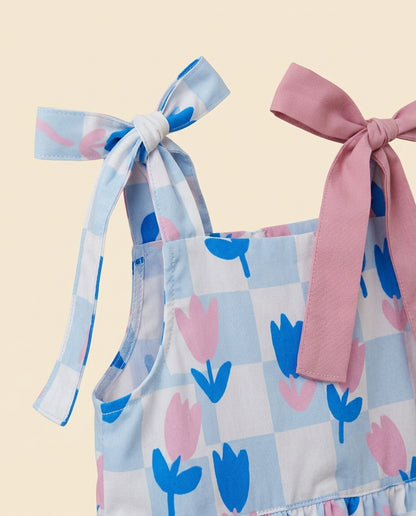 Conjunto tulipas azul