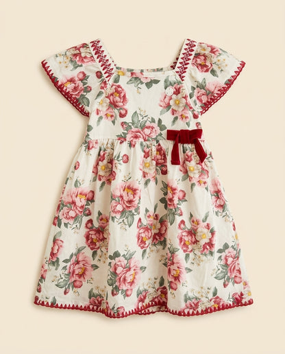 Vestido floral romântico