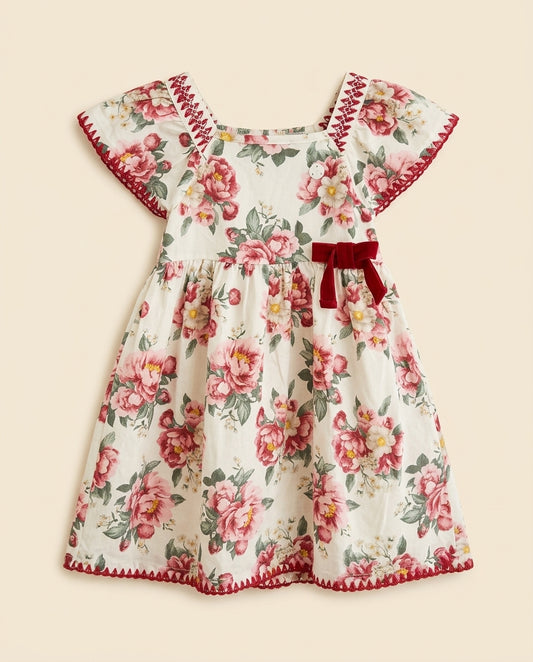 Vestido floral romântico