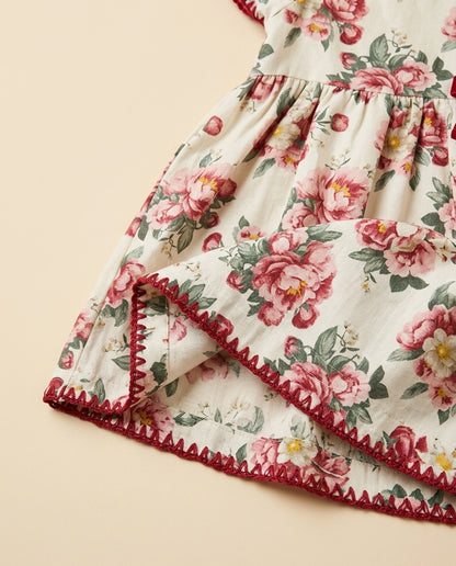 Vestido floral romântico