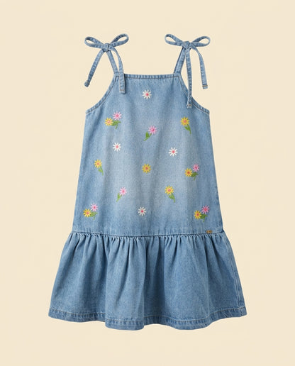 Vestido jeans floral