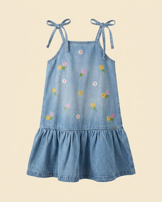 Vestido jeans floral