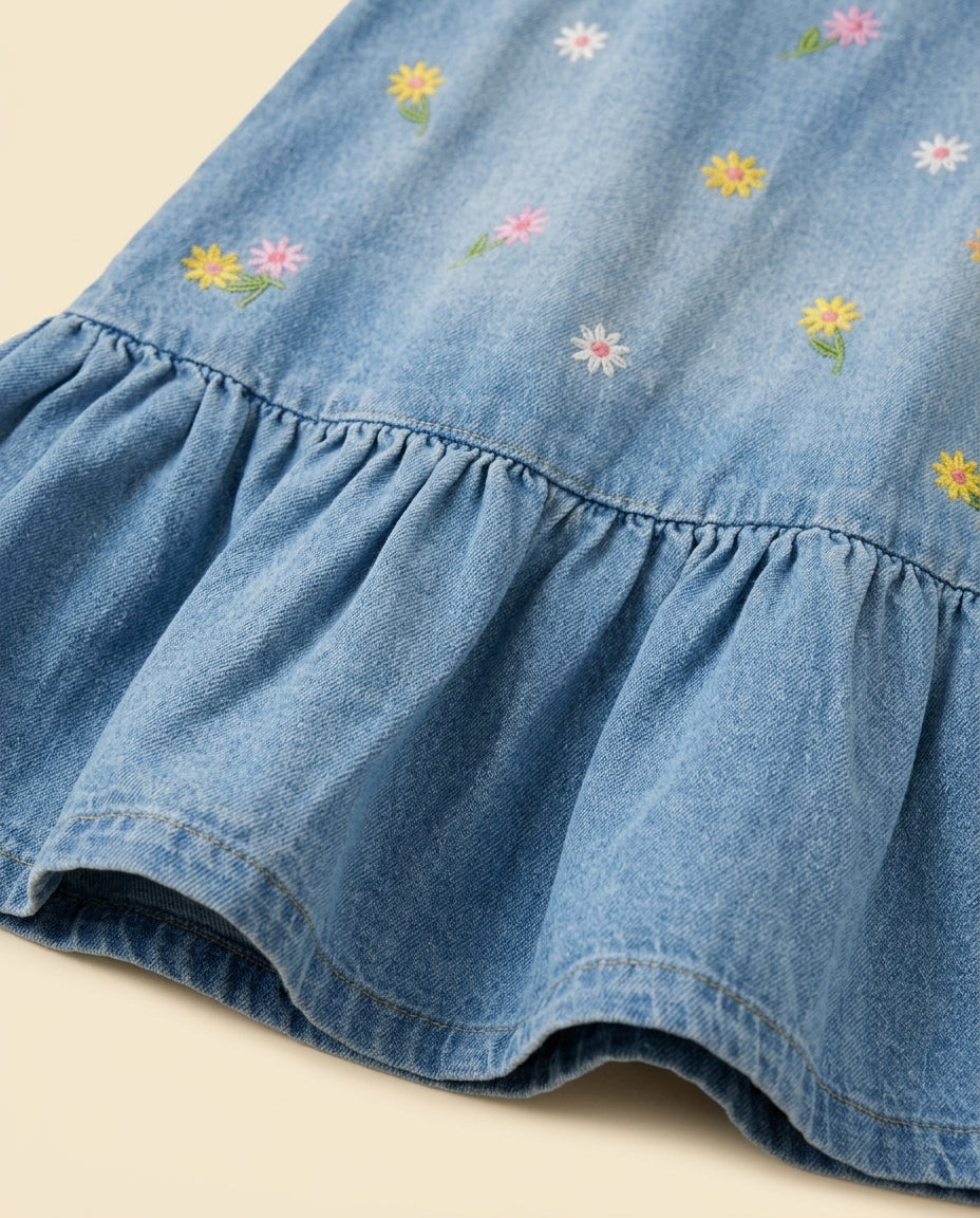 Vestido jeans floral