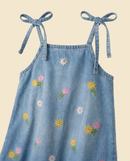 Vestido jeans floral