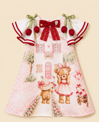 Vestido ursinhos encantado